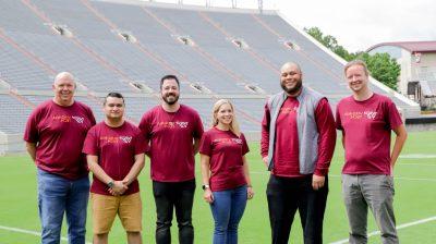 Undergraduate Admissions, Lane Stadium, Blacksburg, VA. Fall 2021