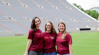 Undergraduate Admissions, Lane Stadium, Blacksburg, VA. Fall 2021