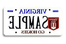 Virginia Tech license plate